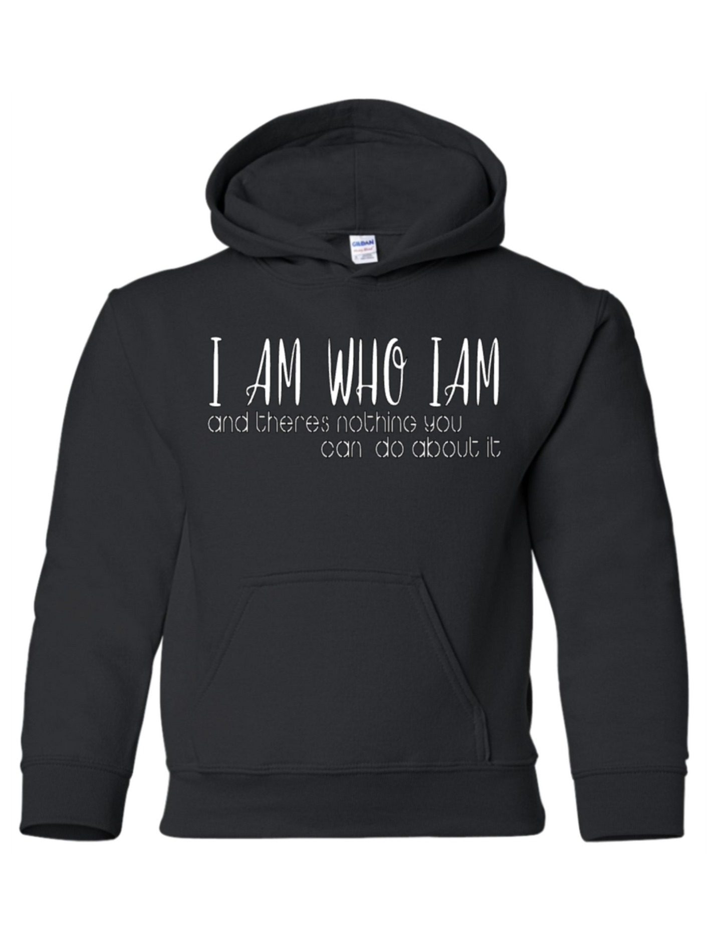 I AM WHO I AM Hoodie by Latalia